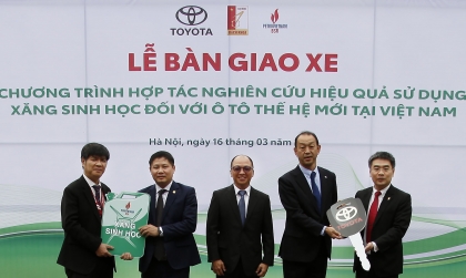  Toyota Việt Nam cùng đại học Bách Khoa Hà nội triển khai dự án nghiên cứu hiệu quả sử dụng nhiên liệu sinh học